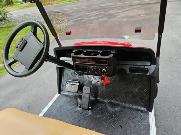 2016 RED 4 SEAT STAR GOLF CART - Image 8