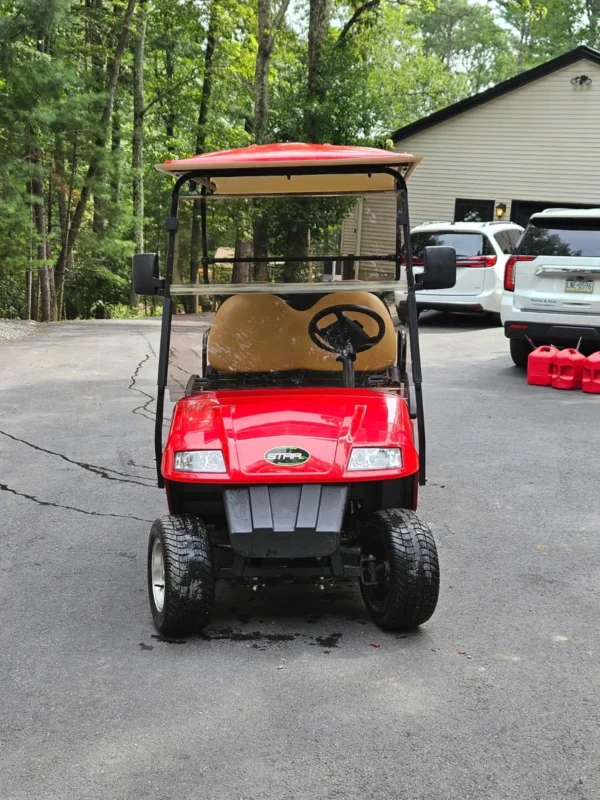 2016 RED 4 SEAT STAR GOLF CART - Image 3
